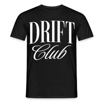 Drift Club - Männer T-Shirt - Schwarz - Vorne - AI Model Male 178 light (178cm)