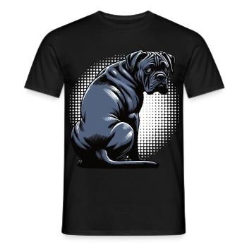 Cane Corso Cane Corsos Corso halter Corso Owner - Men's T-Shirt - black - Front - AI Model Male 178 light (178cm)