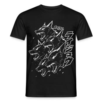 Dämonen Wolfsrudel Donner Monster - Männer T-Shirt - Schwarz - Vorne - AI Model Male 178 light (178cm)