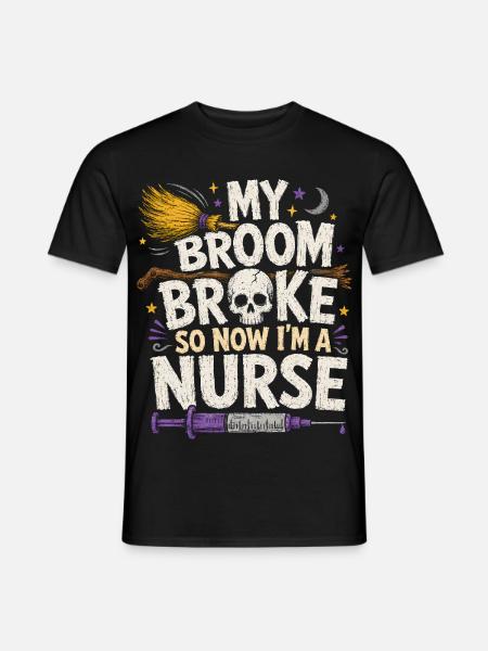 Krankenschwester Krankenpfleger Halloween - Männer T-Shirt - Schwarz