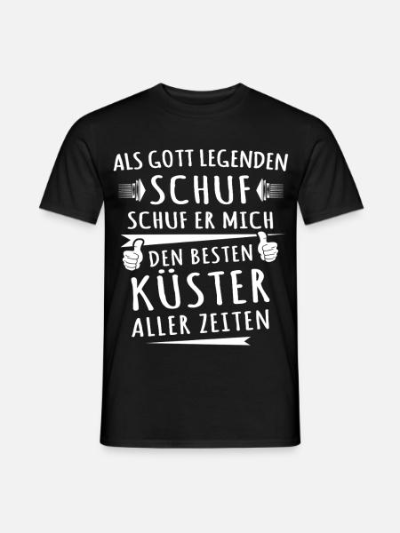 Küster - Männer T-Shirt - Schwarz