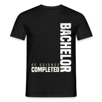 Bachelor of Science - Männer T-Shirt - Schwarz - Vorne - AI Model Male 178 light (178cm)