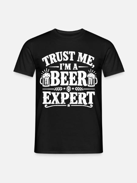 Bierliebhaber Bierfass Bier Fan Geschenk - Männer T-Shirt - Schwarz