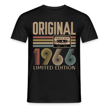 60. Geburtstag, 60 Jahre - Männer T-Shirt - Schwarz - Vorne - AI Model Male 178 light (178cm)