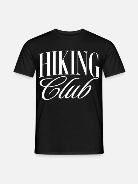 Hiking Club - Männer T-Shirt - Schwarz