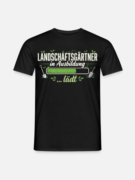 Landschaftsgärtner in Ausbildung ..... lädt - Männer T-Shirt - Schwarz