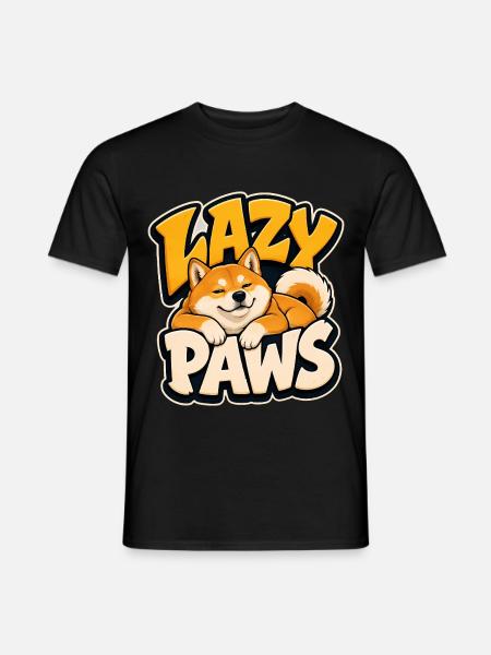 Shiba - Männer T-Shirt - Schwarz