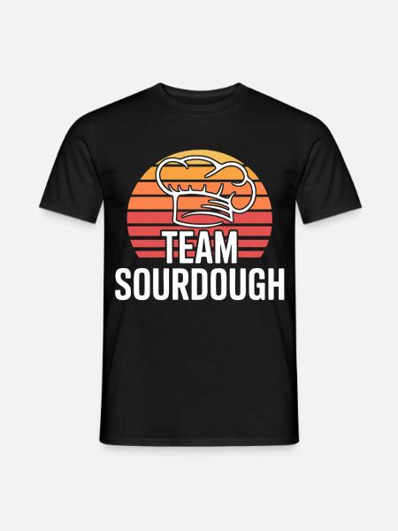 Sauerteig Liebe - Männer T-Shirt - Schwarz