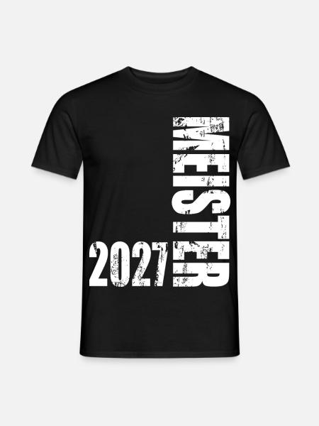 Meister 2027 - Männer T-Shirt - Schwarz