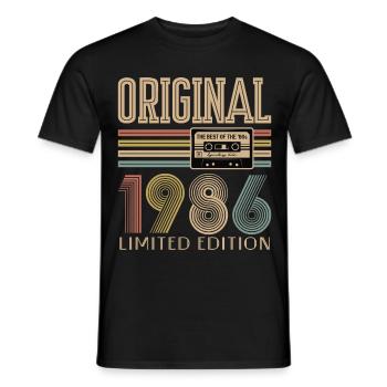 40. Geburtstag, 40 Jahre - Männer T-Shirt - Schwarz - Vorne - AI Model Male 178 light (178cm)