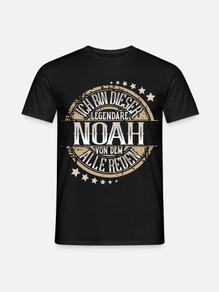 Noah - Männer T-Shirt - Schwarz