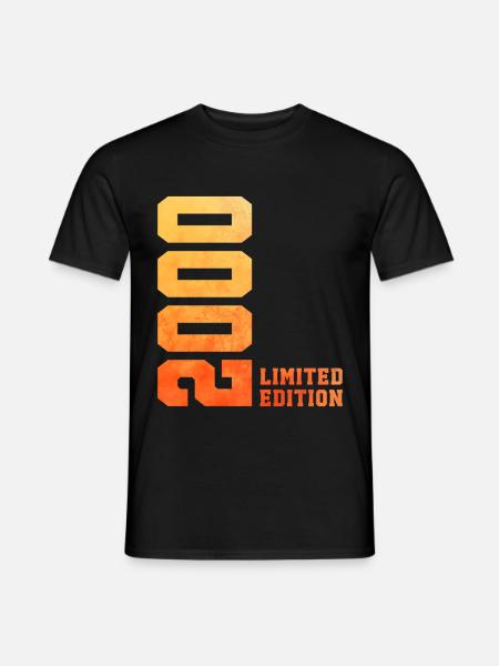 26. Geburtstag limited edition 2000 jahrgang 2000 - Männer T-Shirt - Schwarz
