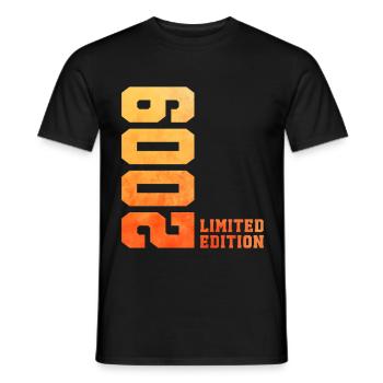 17. Geburtstag limited edition 2009 jahrgang 2009 - Männer T-Shirt - Schwarz - Vorne - AI Model Male 178 light (178cm)
