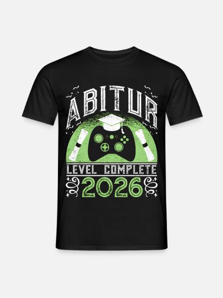 Abitur complete Abiturient - Männer T-Shirt - Schwarz