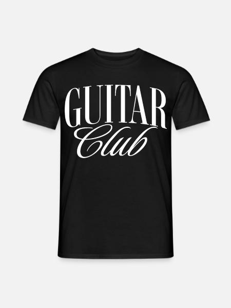 Gitarren Club - Männer T-Shirt - Schwarz