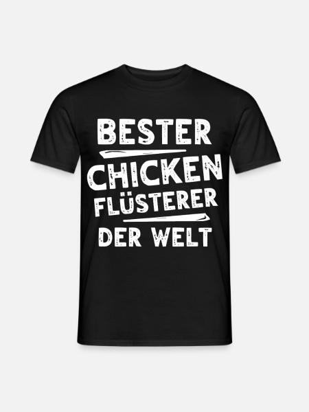 Chicken - Männer T-Shirt - Schwarz