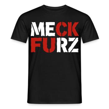 Meck Furz | Merz - nicht mein Kanzler - Männer T-Shirt - Schwarz - Vorne - AI Model Male 178 light (178cm)