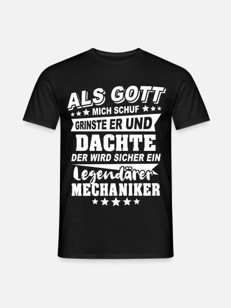 Mechaniker - Männer T-Shirt - Schwarz