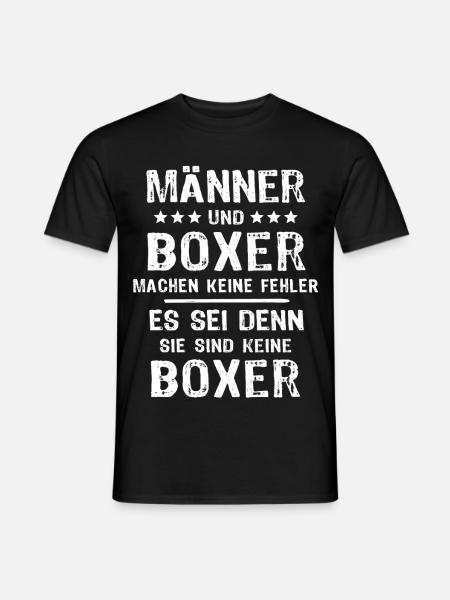 Boxer - Männer T-Shirt - Schwarz
