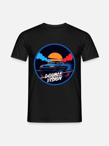 Double Vision Performance Limousine - Männer T-Shirt - Schwarz