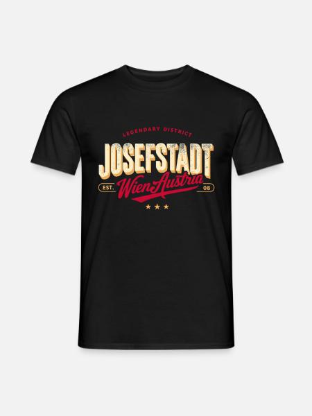 Wien Josefstadt (8. Bezirk) - Männer T-Shirt - Schwarz