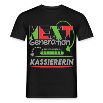 Kassiererin Next Generation Beruf Arbeit Frau Job - Männer T-Shirt - Schwarz - Vorne - AI Model Male 178 light (178cm)