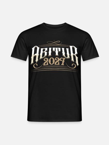Abitur 2027 - Männer T-Shirt - Schwarz