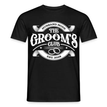 Bräutigam Club 2028 - Männer T-Shirt - Schwarz - Vorne - AI Model Male 178 light (178cm)