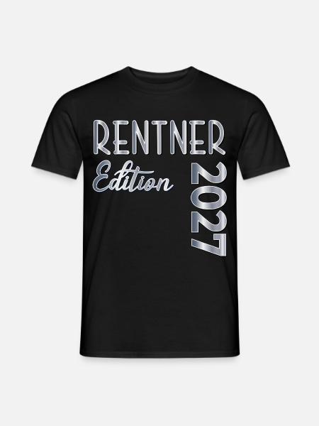 Rentner 2027 Rentnergeschenke - Männer T-Shirt - Schwarz