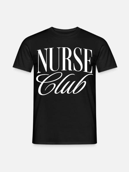 Nurse Club - Männer T-Shirt - Schwarz
