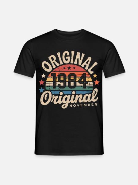 November 1984 - November 1984 - Männer T-Shirt - Schwarz