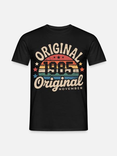 November 1985 – November 1985 - Männer T-Shirt - Schwarz