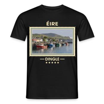 Irland Dingle Vintage Reisemarke - Männer T-Shirt - Schwarz - Vorne - AI Model Male 178 light (178cm)