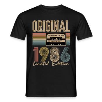 40. Geburtstag, 40 Jahre - Männer T-Shirt - Schwarz - Vorne - AI Model Male 178 light (178cm)