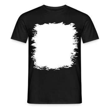 Grunge Textur Hintergrund (Used Look) - Männer T-Shirt - Schwarz - Vorne - AI Model Male 178 light (178cm)
