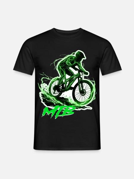 MTB - Männer T-Shirt - Schwarz