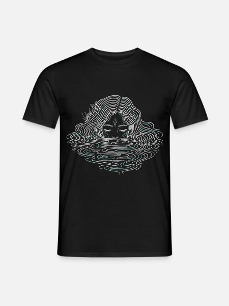 Finnisches Wassergeist-T-Shirt | Finnische Folklore - Männer T-Shirt - Schwarz