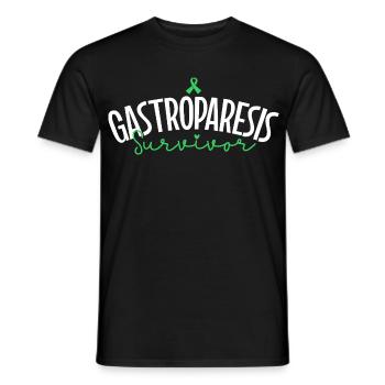 Gastroparese Überlebende - Stolz zeigen - Männer T-Shirt - Schwarz - Vorne - AI Model Male 178 light (178cm)