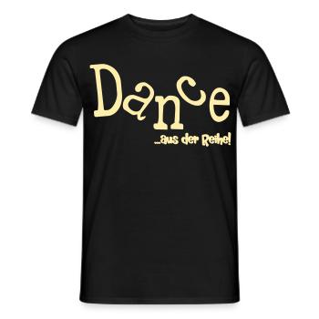 Tanzsprüche Tanzen Reihe - Männer T-Shirt - Schwarz - Vorne - AI Model Male 178 light (178cm)
