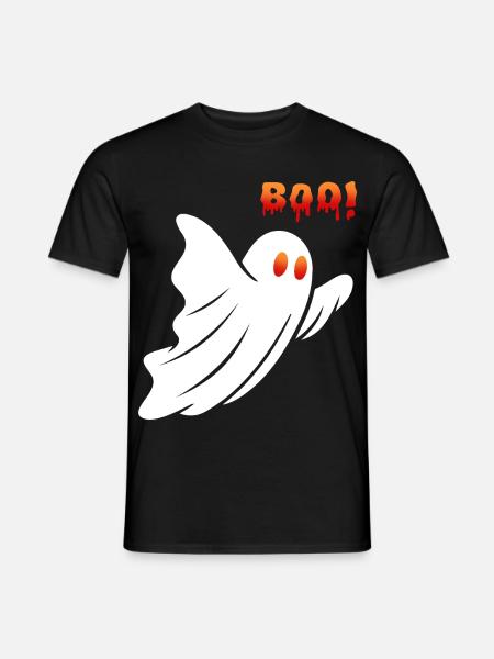 Ein furchterregender fliegender Geist. - Männer T-Shirt - Schwarz