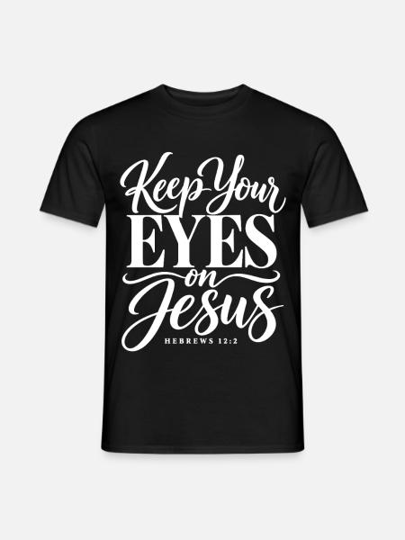 Christliche Botschaft Jesus Bibel - Männer T-Shirt - Schwarz