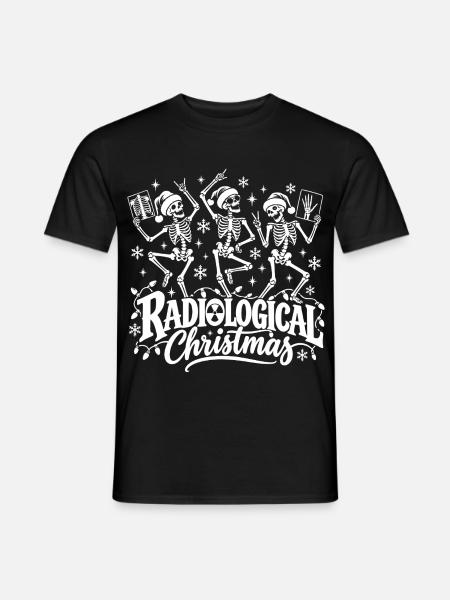 Radiological Xmas - Männer T-Shirt - Schwarz