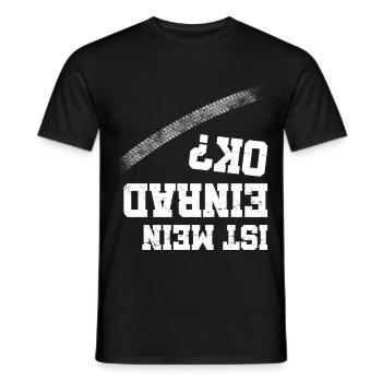 Ist mein Einrad Ok? - Männer T-Shirt - Schwarz - Vorne - AI Model Male 178 light (178cm)