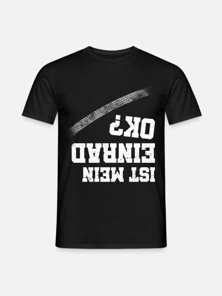 Ist mein Einrad Ok? - Männer T-Shirt - Schwarz