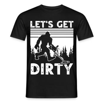 Dirt Fishing Sasquatches - Männer T-Shirt - Schwarz - Vorne - AI Model Male 178 light (178cm)