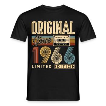 60. Geburtstag, 60 Jahre - Männer T-Shirt - Schwarz - Vorne - AI Model Male 178 light (178cm)