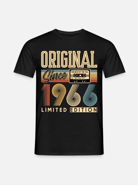 60. Geburtstag, 60 Jahre - Männer T-Shirt - Schwarz