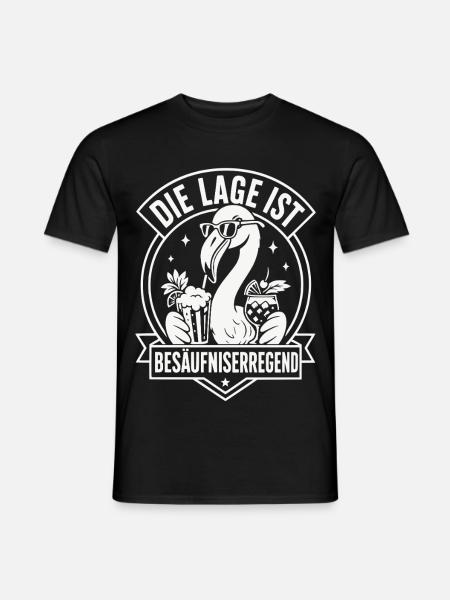 Die Lage ist besäufniserregend - Männer T-Shirt - Schwarz