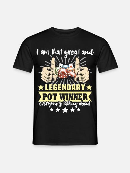 Poker Pokerspieler - Männer T-Shirt - Schwarz