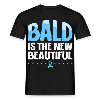 Glatze ist schön - Neue Schönheit - Männer T-Shirt - Schwarz - Vorne - AI Model Male 178 light (178cm)